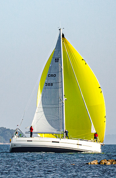 BellaVita CRO388 mit Gennaker